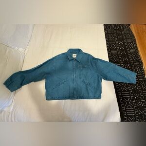 Zara Light Blue Casual Jacket